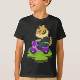 Tiger-Motorrad T-Shirt