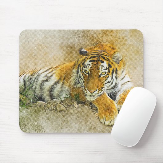Tiger Mousepad (Mit Mouse)