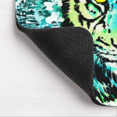 Tiger Mousepad - farbenfrohe Tiger Eyes Mouse Pad (Ecke)