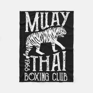 Tiger Muay Thai Kickbox-Club MMA-Trainingsgeschenk Fleecedecke