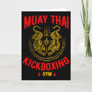 Tiger Muay Thai Kickboxen Fitnessstudio Mma Traini Karte