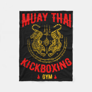 Tiger Muay Thai Kickboxing Gym Mma Training Gift _ Fleecedecke