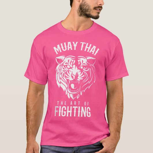 Tiger Muay Thai und Kickboxing T-Shirt (Vorderseite)