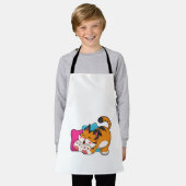 Tiger müde schürze (Getragen)