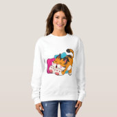 Tiger müde sweatshirt (Vorne ganz)