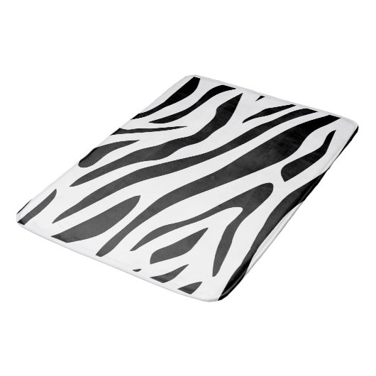 Tiger-Muster als Vektor Badematte (Schrägansicht)