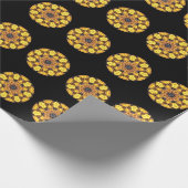 Tiger-Muster-Designbild für Wrapping Paper Geschenkpapier (Ecke)