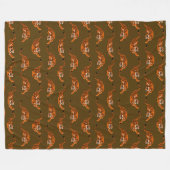 Tiger Muster Fleecedecke (Vorderseite (Horizontal))