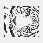 Tiger-Muster Fleecedecke (Vorderseite (Horizontal))