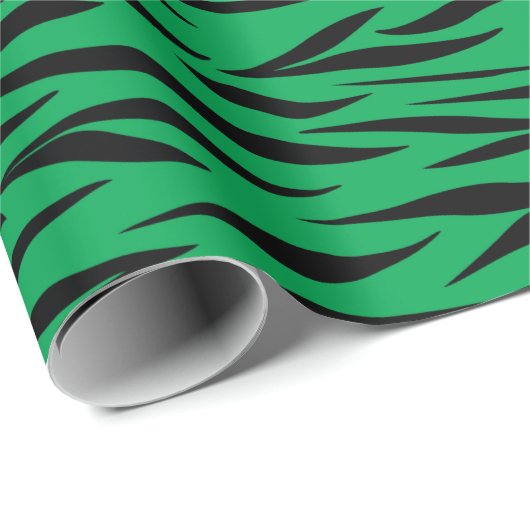 Tiger Muster für Altersvorsorge Geschenke Grün nah Geschenkpapier (Rolleneckpunkt)