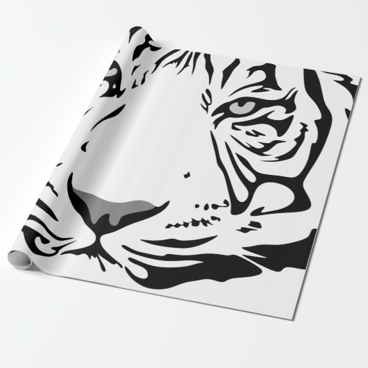 Tiger-Muster Geschenkpapier (Ungerollt)