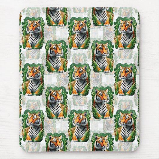 Tiger-Muster Mousepad (Vorne)