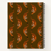 Tiger Muster Notizblock (Rückseite)