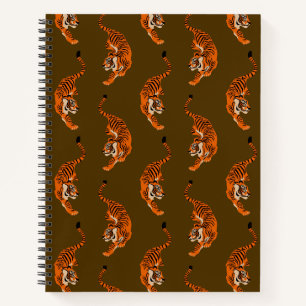 Tiger Muster Notizblock