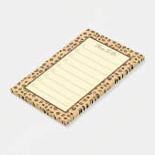 Tiger-Muster Personalisierte Dinge zu tun Post-it Klebezettel (angewinkelt)