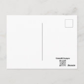 Tiger (Muster) - Postkarte (Rückseite)