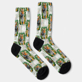Tiger-Muster Socken (Rechts)