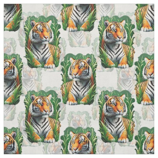 Tiger-Muster Stoff (Muster)
