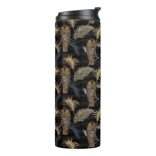Tiger Muster Thermal Tumbler Thermosbecher (Nach links gedreht)