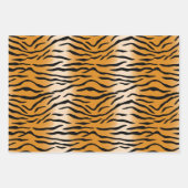 Tiger Muster Wrapping Paper Sheets Geschenkpapier Set (Vorderseite 2)