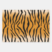 Tiger Muster Wrapping Paper Sheets Geschenkpapier Set (Vorderseite)
