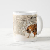 Tiger Mutter und Cub Jumbo Tasse (Vorderseite Rechts)