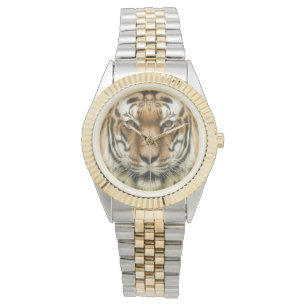 Tiger-Nahaufnahmeuhren Armbanduhr