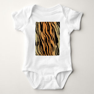 Tiger nahtloser Muster Textur Hintergrund Baby Strampler