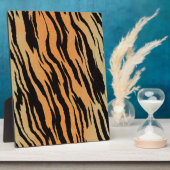 Tiger nahtloser Muster Textur Hintergrund Fotoplatte (Seite)