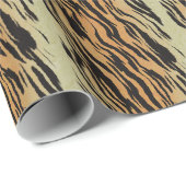 Tiger nahtloser Muster Textur Hintergrund Geschenkpapier (Rolleneckpunkt)
