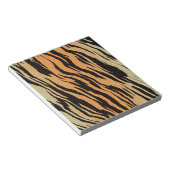 Tiger nahtloser Muster Textur Hintergrund Notizblock (angewinkelt)