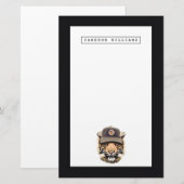 Tiger| Name hinzufügen Briefpapier (Vorne/Hinten)
