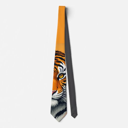 Tiger Neck Tie Krawatte (Vorderseite)