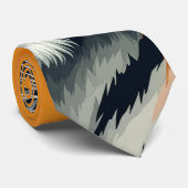 Tiger Neck Tie Krawatte (Gerollt)