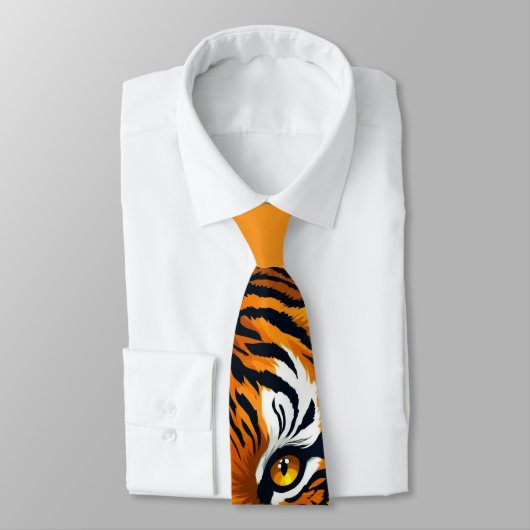 Tiger Neck Tie Krawatte (Gebunden)