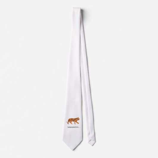 Tiger Neck Tie Krawatte (Vorderseite)