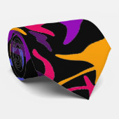 Tiger Necktie Krawatte (Gerollt)