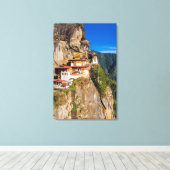 Tiger Nest Monastery Leinwanddruck (Insitu (Holzboden))