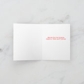 Tiger New Year Note Card 2010 (schwarz) Karte (Innenseite)