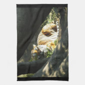 Tiger Nickerchen Geschirrtuch (Vertikal)