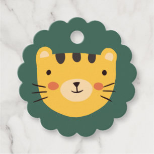 Tiger Niedliche Geburtstag Gift Geschenkanhänger