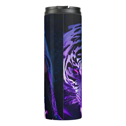 Tiger Night Thermosbecher (Rückseite)