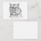 Tiger Note Card Mitteilungskarte (Vorne/Hinten)