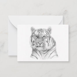 Tiger Note Card Mitteilungskarte