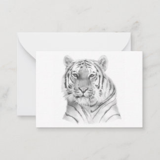 Tiger Note Card Mitteilungskarte