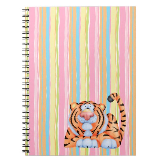 Tiger - Notebook Notizblock (Vorderseite)