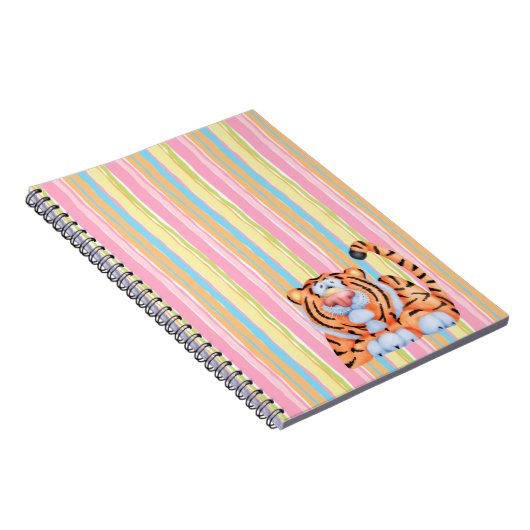 Tiger - Notebook Notizblock (Rechte Seite)