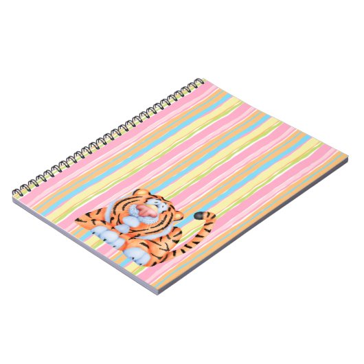 Tiger - Notebook Notizblock (Linke Seite)