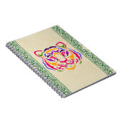 Tiger-Notebook Notizblock (Rechte Seite)