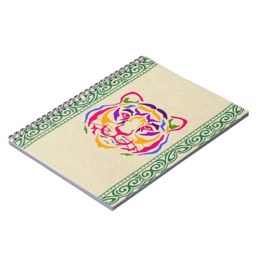 Tiger-Notebook Notizblock (Linke Seite)